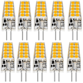 Pikkukuva 3 / 5: 10 kpl G4 LED-lamppua 3w korvaa Jc Halogeeni 30w hehkulampun himmennettävä Ac