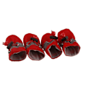 Miniatyrbillede 1 af 5: Vandtætte hundedækkener Anti-slip regnstøvler varme hvalpesokker Booties sko red Number 5