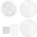 Pikkukuva 5 / 5: Roterbart kryddställ 3-vånings Lazy Susan Skivbord 360° roterande organizer med halkskyddande gummikuddar för kök/ organizer