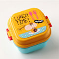 Miniatyrbillede 1 af 5: Tegnet sund plast madkasse Mikrobølgeovn Frokost Bento Bo Gul one size Yellow one size