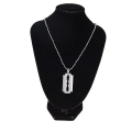 Miniatyrbilde 1 av 5: Menners favoritt rustfritt stål barberblad anheng Mote Ball Chain halskjede Hot