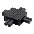 Miniatyrbilde 5 av 11: IEC320-C8 hannkontakt til IEC320-C7x3 hunnkontakt adapter PDU server 2-pin kontakt Strøm
