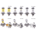 Pikkukuva 2 / 5: 2x Auton H4/H7 9003 HB2 8000K Kauko-/lähivalo 20 LED-sumuvalo Keltainen H4