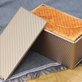 Pikkukuva 3 / 5: 1. Non-stick Toast Form Toast Box Med Lock Kolstål Bröd Gold large
