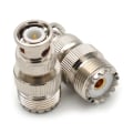 Miniatyrbillede 1 af 6: BNC til UHF RF Stikkit Coaxial BNC Han til UHF Hun RF BNC UHF Radio Adapter Kit til Antenner Trådløst LAN