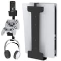 PS5 spelkonsol universell väggmonteringsfäste värdförvaringsfäste spelkontrollhörlurar PS5 värdfäste Headphone Grip Bracket