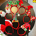Miniatyrbillede 6 af 8: Fashion Jul Hat Pannband Jul Paljett Pannband Jultomte A2 one size A2 one size