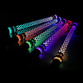 Miniatyrbillede 2 af 5: Fingerspinnende pen Dekompression Roterende pen Farverige LED-lamper God balanceydelse til studerende børn voksne gaver null - A