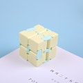 Miniatyrbillede 5 af 5: Uendelig terning dekompressionsartefakt lomme terning makaron lomme flip terning dekompression mini lomme Green Infinite Cube