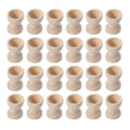 Miniatyrbild 3 av 3: 24-pack äggkoppar i trä - Äggförvaringsställ - Påskäggkoppar för hemmet