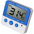 Miniatyrbilde 5 av 5: Digitalt kjøleskapstermometer med alarm og maks/min temperatur Lettlest digital LCD