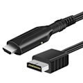 Miniatyrbillede 3 af 5: PS1/PS2 til HDMI-kompatibel adapterkonverter  Op til 1080P Output Support PS1 / PS2 (480i / 480p / 576i