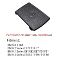 Miniatyrbilde 3 av 5: 2x Bakre Barnankare Isofix-Deksel for F20 F30 F31 E84 E87 3-serie - 52207319686