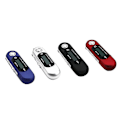 Miniatyrbilde 4 av 4: Bærbar MP3-spiller med digital LCD, 4GB lagring, FM-radio, USB - WELLNGS Rød