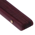 Miniatyrbillede 5 af 8: Stilfuld håndholdt vifte i blank silke - Foldbar vifte til fest - Rød - 8 tommer Red 8inch