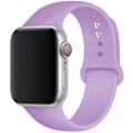 Miniatyrbilde 1 av 6: Silikonrem for Apple Watch Band 45mm 44mm 42mm 49mm 41mm 40mm 38mm correa armband iwatch Series 8 7 9 SE 4 3 5 Ultra 6 Lavendel Lavender 38  40 41 mm S-M