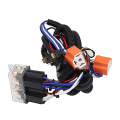Miniatyrbilde 1 av 5: Bilstrålkastare H4 Halogenlampa Brightener Relä Ledningsnät 12V/24V Modifiering Glödlampa Sockelkontakt Orange 24V