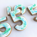 Miniatyrbild 5 av 5: 9 st rostfritt stål form siffror form DIY Fondant