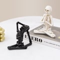 Pikkukuva 5 / 5: Kallo jooga patsaat Halloween Skelettprydnader D D
