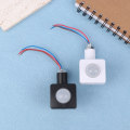 Miniatyrbillede 2 af 5: Strålkastarsensor Infrarød Body Sensing Switch Vandtæt Justering Hvid
