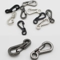 Pikkukuva 5 / 7: 10 kpl/erä Mini Karbiinihaka Avainrengas Retkeilytarvikkeet EDC Selviytyminen Hopea one size Silver one size