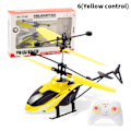 Miniatyrbillede 1 af 8: Fjernstyret helikopter med ophæng, faldbestandig induktionsophæng Ai gul kontrol gul kontrol Yellow control Yellow control