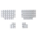 Pikkukuva 2 / 5: 76 kappaletta PBT Blank Keycap DSA-profiili Gaming Keycap Ergodox Key Button Keyc White