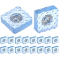 Miniatyrbild 1 av 5: 16-pack 30x30x10mm Skruvbara Gummifötter, Halkskydd för Möbler & Golv - Transparenta