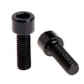 Miniatyrbillede 1 af 8: 1 Par Vandflaskeholder Bolte M5 Aluminium Legering Hex Skruer Sort