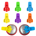 Miniatyrbilde 3 av 11: Enkel bærbar flaskeåpner gjenbrukbar enkel boksåpner forseglet drikke øl cola åpner lokkfjerner kjøkkenutstyr campingverktøy 12pcs yellow