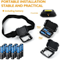 Pikkukuva 3 / 5: 2-pakkauksen LED-otsalamppu taskulamppu aikuisille ja lapsille 11oz31g Cob Flood Light Ultra kirkas otsalamppu