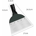 Miniatyrbilde 2 av 5: Multifunksjonell Hagespade. Hagerengjøringsspade. Multifunksjonell Ugressfjerningsspade i Stål. Landbruksverktøy for Ugressfjerning. For Hage. Ugressfjerning på Gård (28cm).