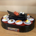 Miniatyrbillede 5 af 5: Elkarusell Cupcake Stativ Automatisk Roterende Dessert Stativ 2