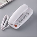 Miniatyrbillede 3 af 11: Store knapper med ledningstelefoner Fastnettelefon med genopkald-pausefunktioner Hvid