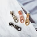 Miniatyrbilde 2 av 5: 10ST Sømnadsglidelåser for nylon Teip Hjerteglidelås Gull