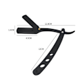 Miniatyrbilde 4 av 10: Barberkniv i Rustfritt Stål - Shavette Hårbortfjerning Gull 1-pakning 1-Pack
