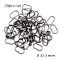 Miniatyrbild 1 av 5: Fiskehängande Snap Barrel Swivel Oval Split Rings 8 X13 MM
