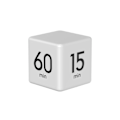 Miniatyrbillede 1 af 5: CDQ LCD Display Cube Induktion Timer med Bip-påmindelse Hvid CDQ
