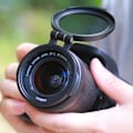 Miniatyrbillede 4 af 11: Universal DSLR Kamera Aluminium Legering Hurtig Kamera Objektiv ND Filter Montering til 49mm 58mm DSLR Objektiv Adapter 49mm