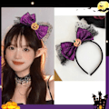 Miniatyrbillede 3 af 8: Halloween Djævel Hårbånd Halloween Fest Dekoration Edderkoppespind A7 onesize A7 onesize