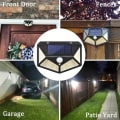 Miniatyrbillede 10 af 11: 1/2/4/6/8 stk LED Lyskilde Bevægelsessensor Vægslampe, Udendørs Vandafvisende, Solcelle Vægslampe Til Have Græsplæne Terrasse Havegård Hegn Indkørsel 1pcs