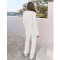 Miniatyrbillede 3 af 5: Dame 2-delt sæt Fuzzy Fleece Pyjamas Sæt Langærmet Loungewear Sort 2XL Black 2XL