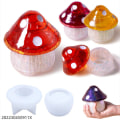 Miniatyrbillede 3 af 5: Silikoneform FORM Crystal Drop Lim Form Form Opbevaringsboks
