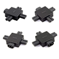 Miniatyrbild 2 av 11: IEC320-C8 hane-kontakt till IEC320-C7x3 hona-kontakt adapter PDU server 2-polig kontakt Ström