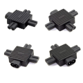 Miniatyrbillede 2 af 11: IEC320-C8 han-stik til IEC320-C7x3 hun-stik adapter PDU server 2-polet stik Strøm