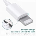 Miniatyrbild 4 av 5: Hörlursadapter för iPhone till 3,5 mm Jack Aux Audio Dongle