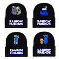 Miniatyrbild 2 av 3: Roblox Rainbow Friends Stickad Mössa Kalla Vintern Varma Mössa e Spel