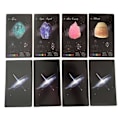 Miniatyrbilde 3 av 4: 12x7 cm Planet Crystal Energy Oracle-kortstokk