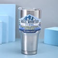 Miniatyrbild 1 av 8: 30 oz Rostfritt Stål Vattenflaska med Halm Termos Tumbler Co Silver one size Silver one size