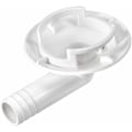 Miniatyrbillede 1 af 3: AC afløbsslange konnektor albue fitting endekappe til mini-split og vindues AC enheder 40mm 1 stk